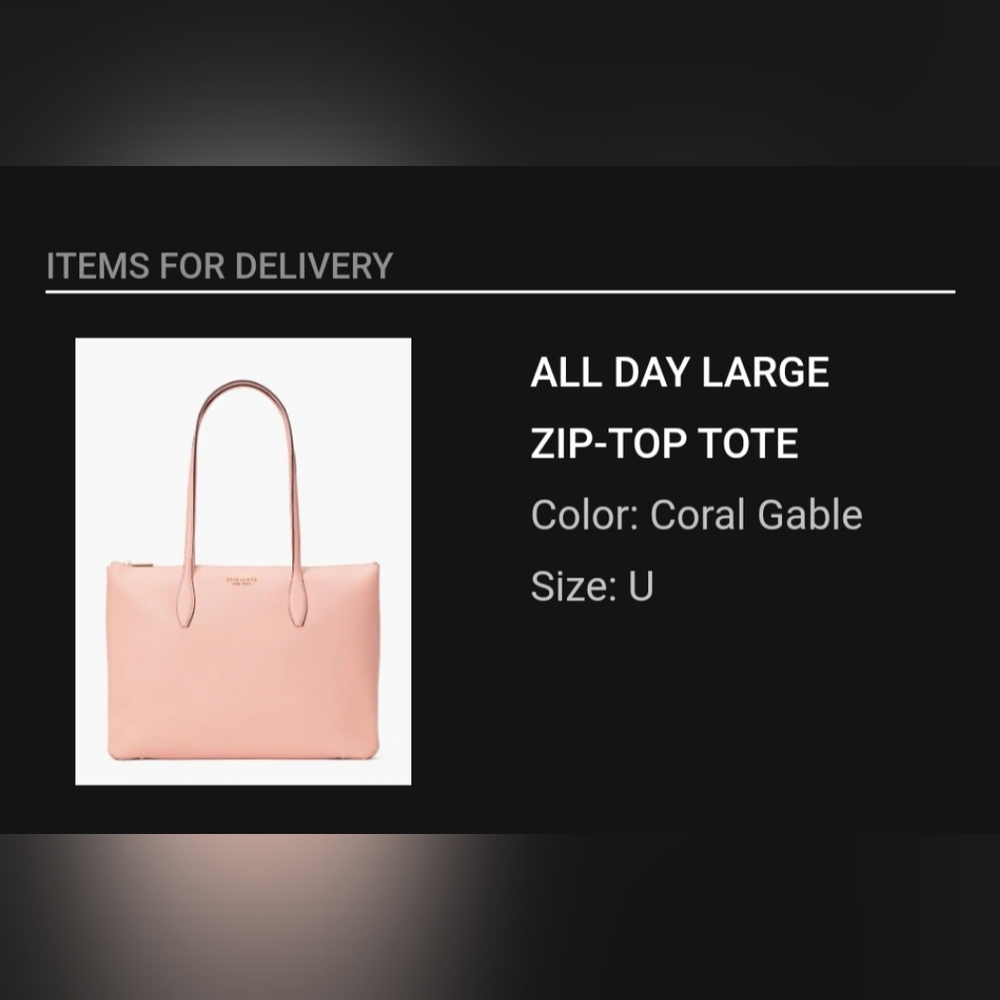 Kate Spade All Day Top Zip Tote
